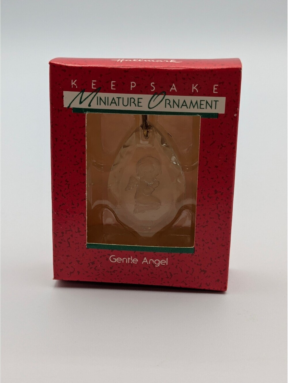 Hallmark Keepsake Gentle Angel Miniature Ornament 1988, New in Box, Acrylic